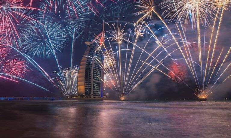 جانب من احتفالات رأس السنة في دبي - صورة أرشيفية