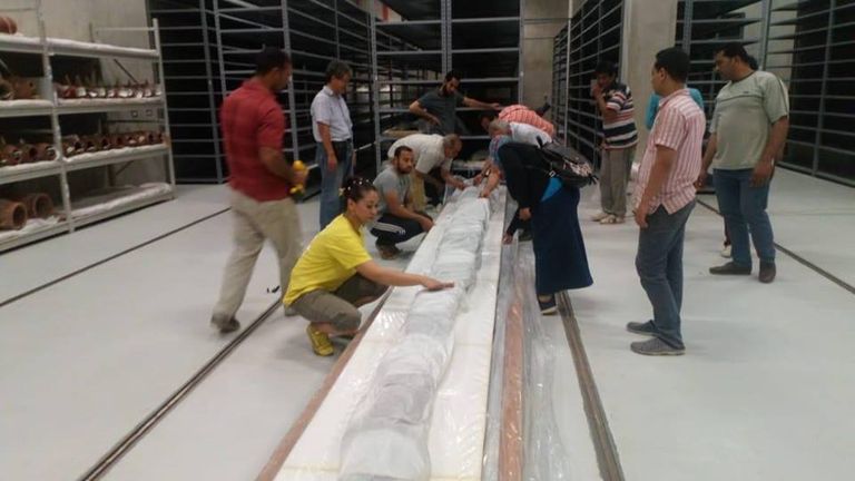 أبرز القطع الأثرية المنقولة إلى المتحف المصري الكبير خلال عام 2018