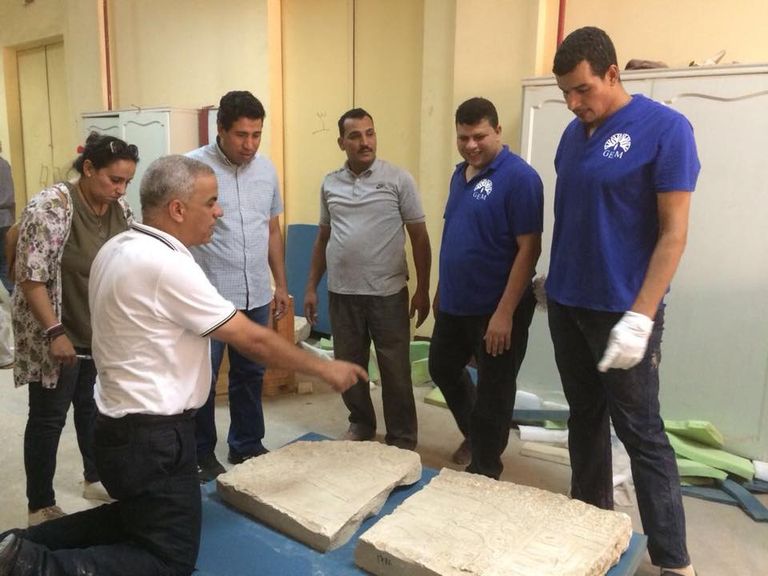 أبرز القطع الأثرية المنقولة إلى المتحف المصري الكبير خلال عام 2018