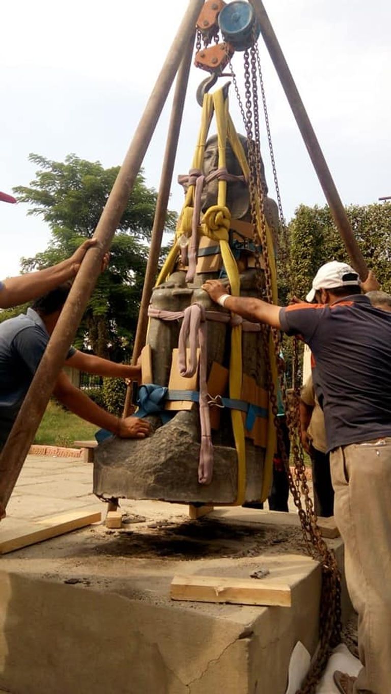 أبرز القطع الأثرية المنقولة إلى المتحف المصري الكبير خلال عام 2018