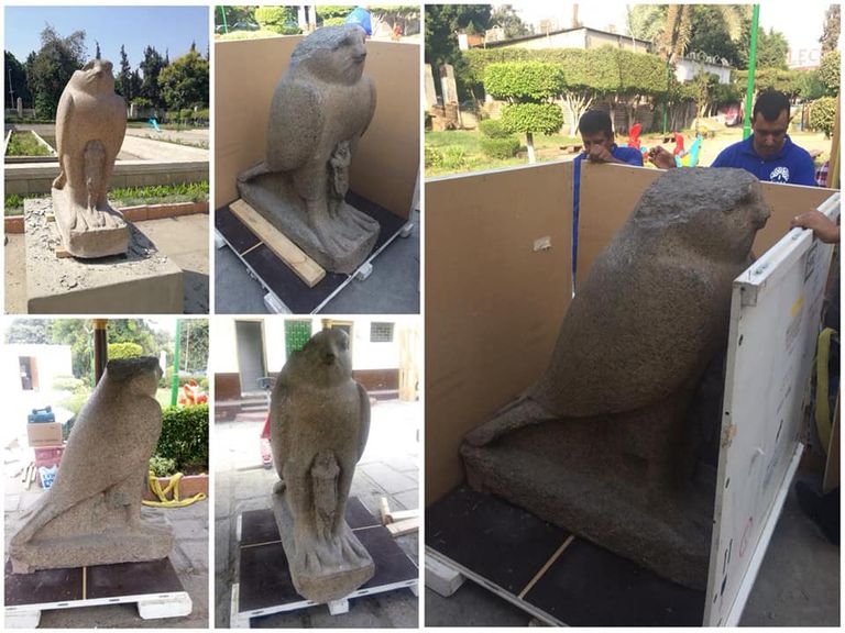 أبرز القطع الأثرية المنقولة إلى المتحف المصري الكبير خلال عام 2018