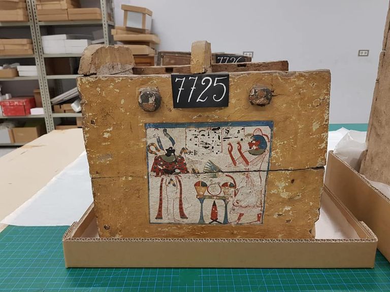 أبرز القطع الأثرية المنقولة إلى المتحف المصري الكبير خلال عام 2018