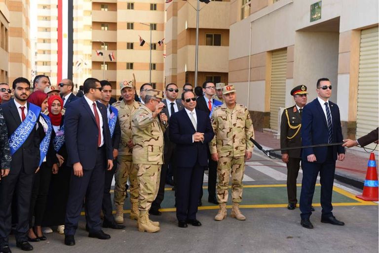 الرئيس السيسي يفتتح مدينة "بشائر الخير - 2" 