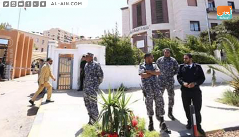 تفجير وزارة الخارجية الليبية
