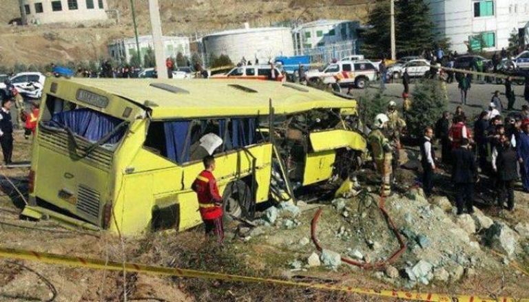 حادث سير مروع في طهران
