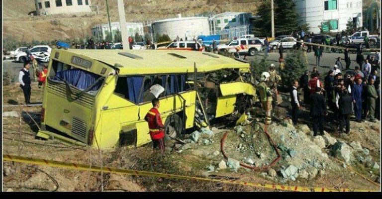 حادث سير مروع في طهران