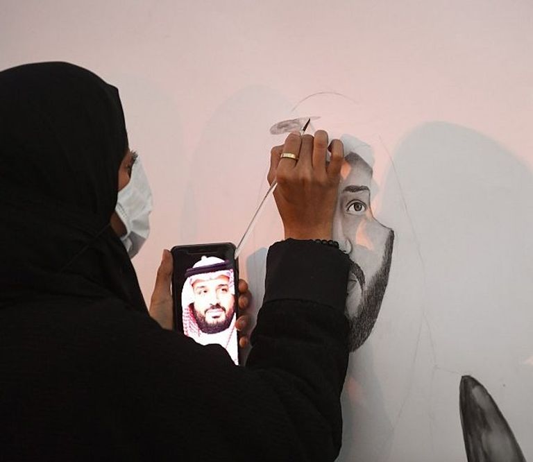 أعمال فنية لفريق "جبارون" في مهرجان الجنادرية