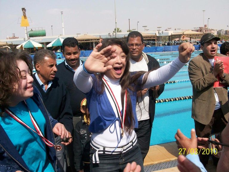 رحمة خالد أول مذيعة مصرية من أصحاب الهمم