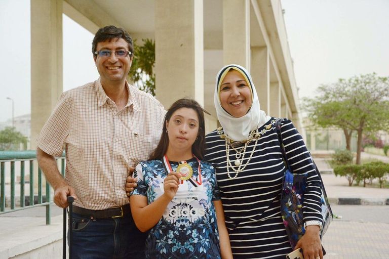 رحمة خالد أول مذيعة مصرية من أصحاب الهمم