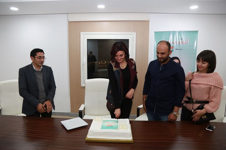 الممثلة المصرية أروى جودة في ضيافة 