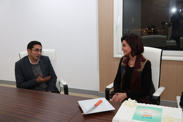 الممثلة المصرية أروى جودة في ضيافة 