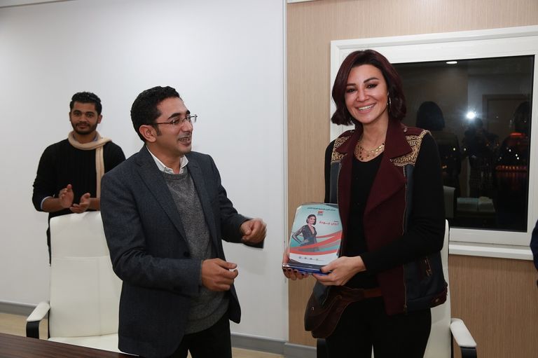 الممثلة المصرية أروى جودة في ضيافة 