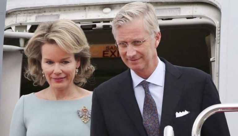 ملك بلجيكا وزوجته الملكة- صورة أرشيفية