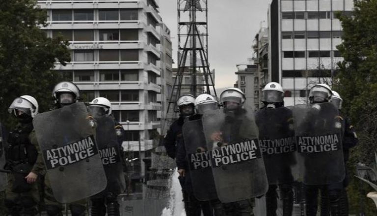 الشرطة اليونانية - أرشيفية