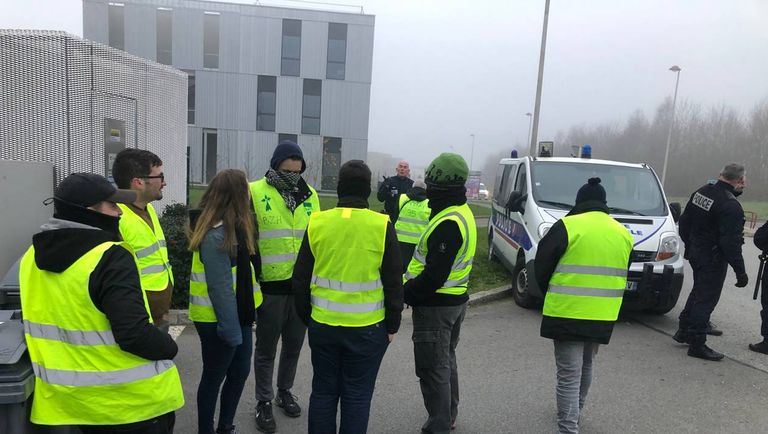 مظاهرات السترات الصفراء في فرنسا - أرشيفية