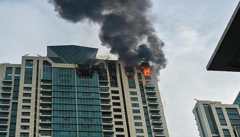 حريق في مبنى سكني بمومباي - أرشيفية