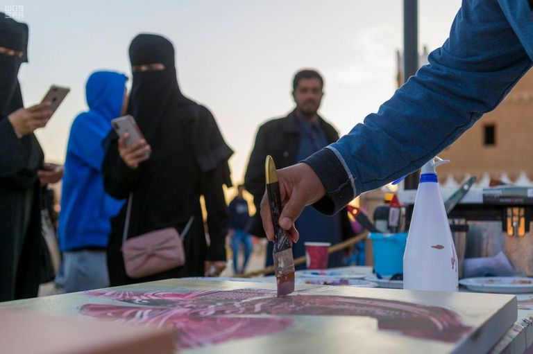 40 لوحة فنية يقدمها فنانو القصيم التشكيليون في الجنادرية