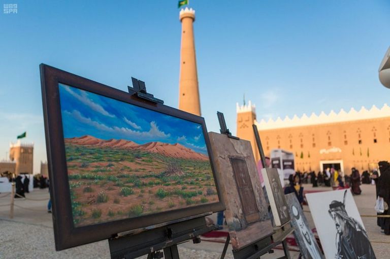 40 لوحة فنية يقدمها فنانو القصيم التشكيليون في الجنادرية