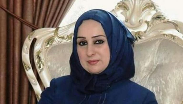 وزيرة التربية العراقية المستقيلة شيماء الحيالي 