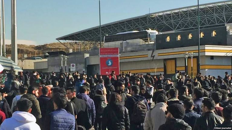 احتجاجات الطلاب في جامعة الحرة الإيرانية