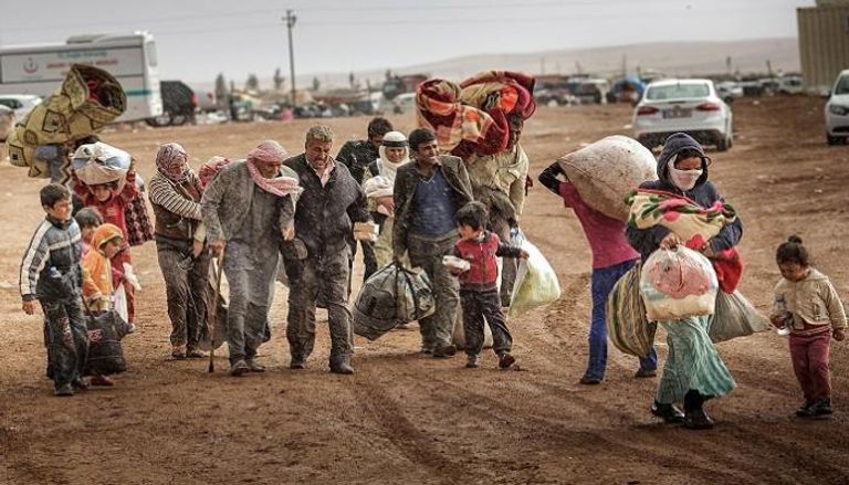 لاجئون سوريون - أرشيفية
