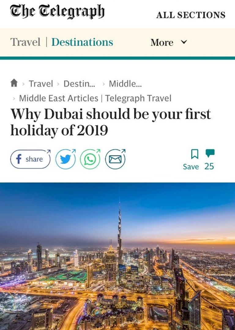 دبي جعلت الريادة والإبداع عنوانا لها