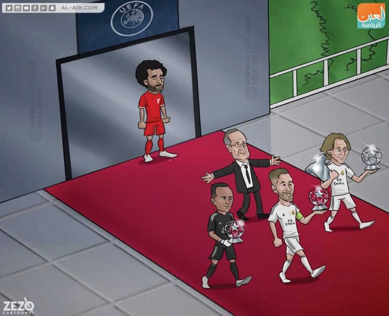 رونالدو وصلاح 