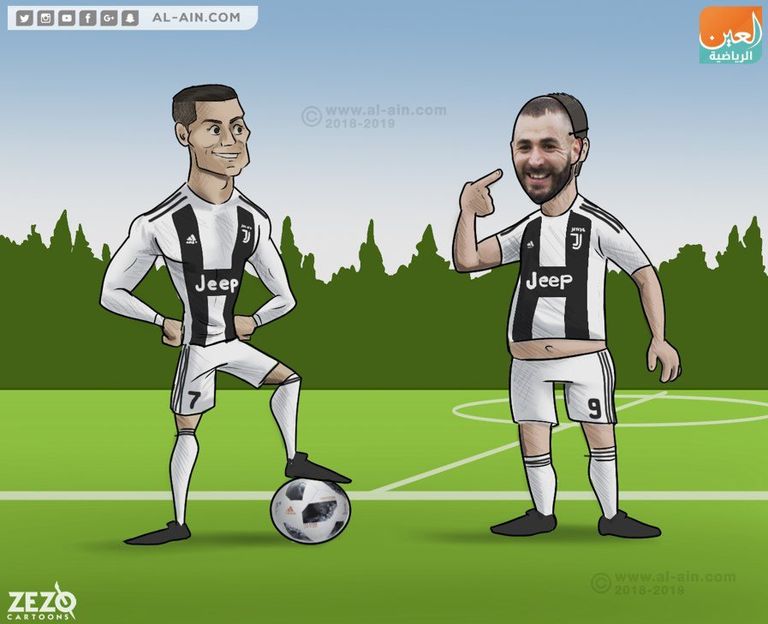 رونالدو وصلاح 