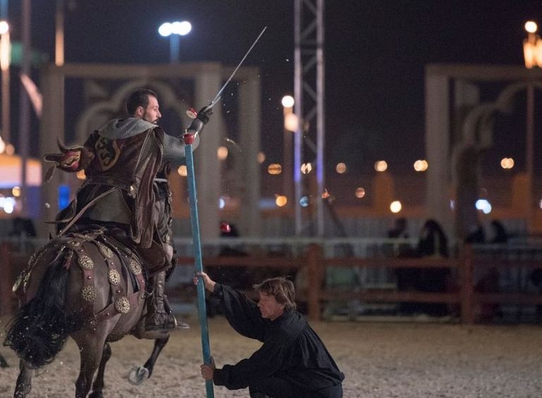 استعراضات الفروسية بمهرجان الجنادرية