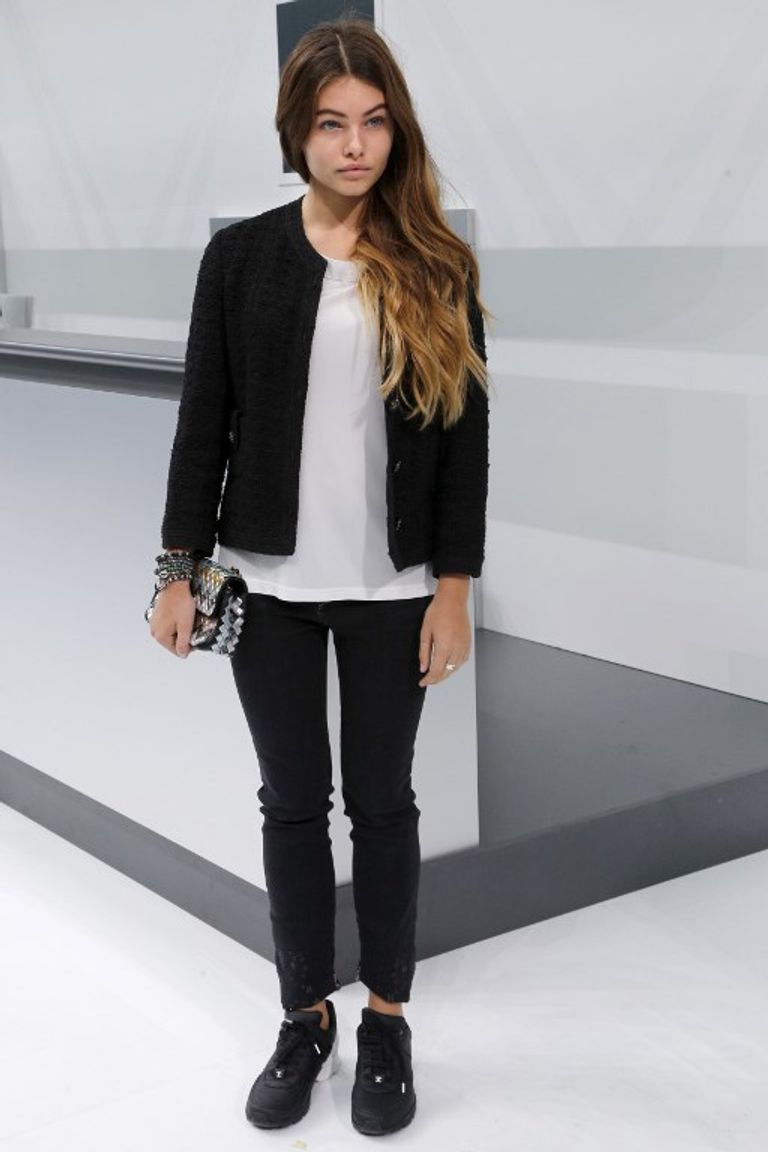 صورة لبلوندو عام 2015 عارضة الأزياء الفرنسية ثيلان بلوندو