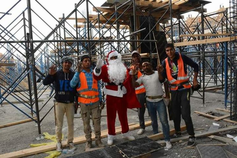 بابا نويل في شوارع مصر