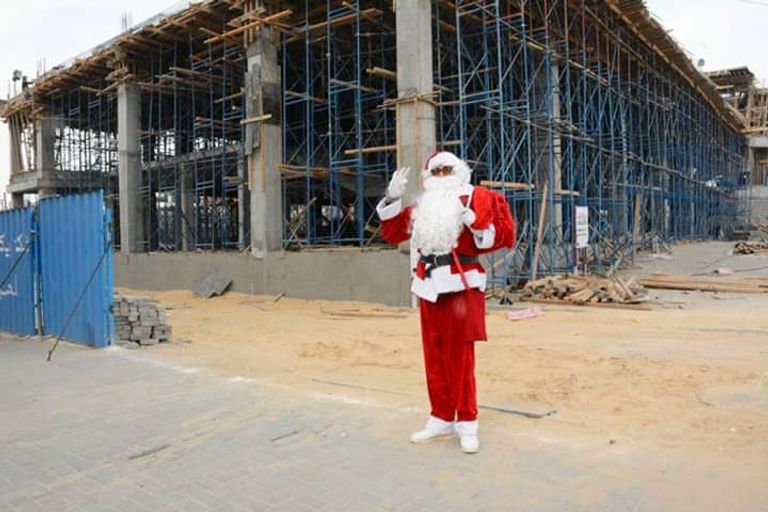 بابا نويل في شوارع مصر