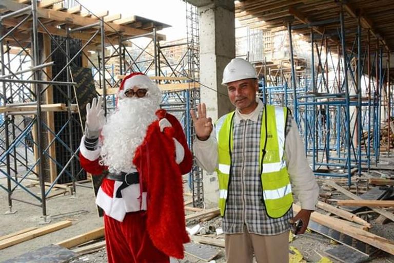 بابا نويل في شوارع مصر