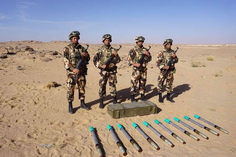 ضبط صواريخ مضادة للأفراد جنوب البلاد وزارة الدفاع الجزائرية
