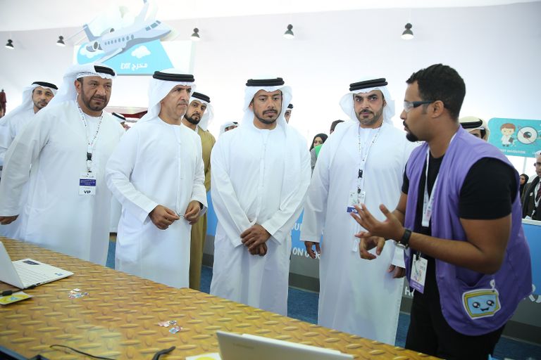 سلطان بن طحنون يفتتح فعاليات إمارة أبوظبي في شهر الإمارات للابتكار 