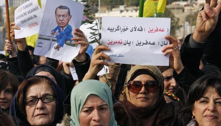 مظاهرات لأكراد العراق ضد أردوغان - أ. ف. ب