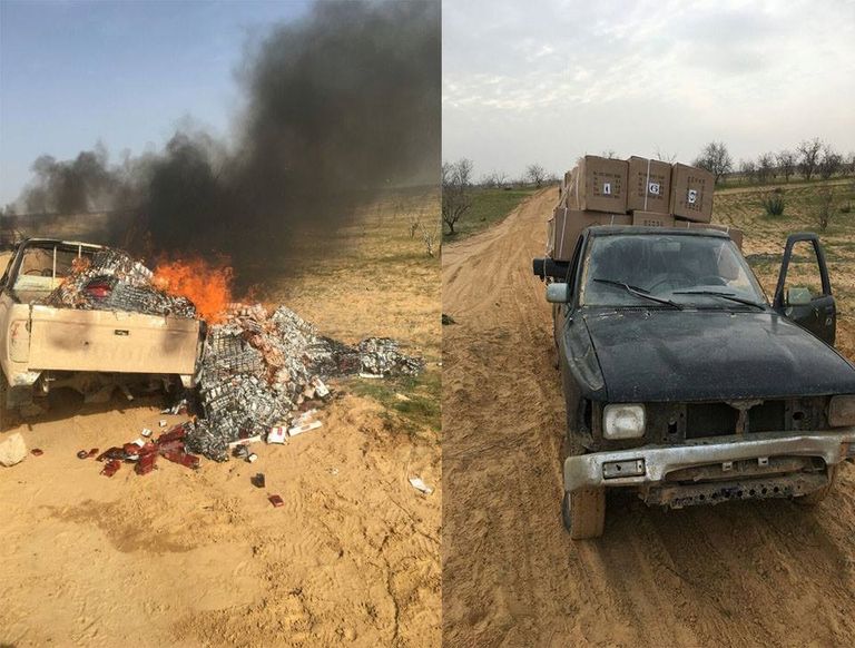 نتائج العملية بشمال سيناء مخابئ تستخدمها العناصر التكفيرية عثر عليها الجيش المصري خلال العملية