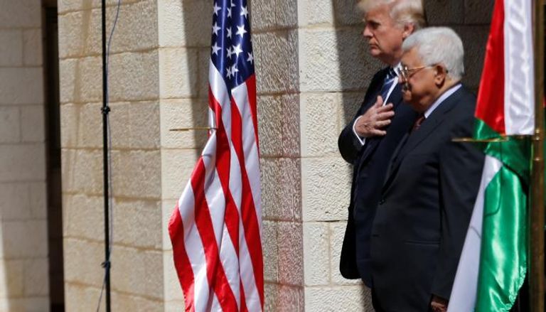 الرئيس عباس والرئيس ترامب في بيت لحم
