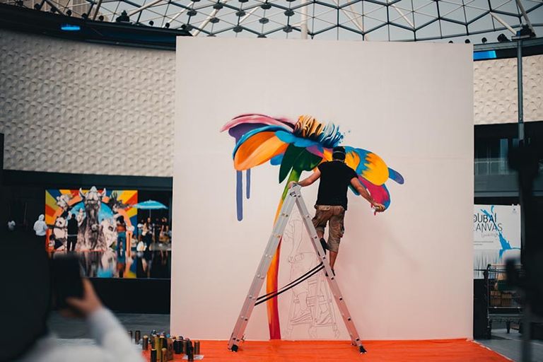 من فعاليات دبي كانفاس 2017 من فعاليات دبي كانفس 2017