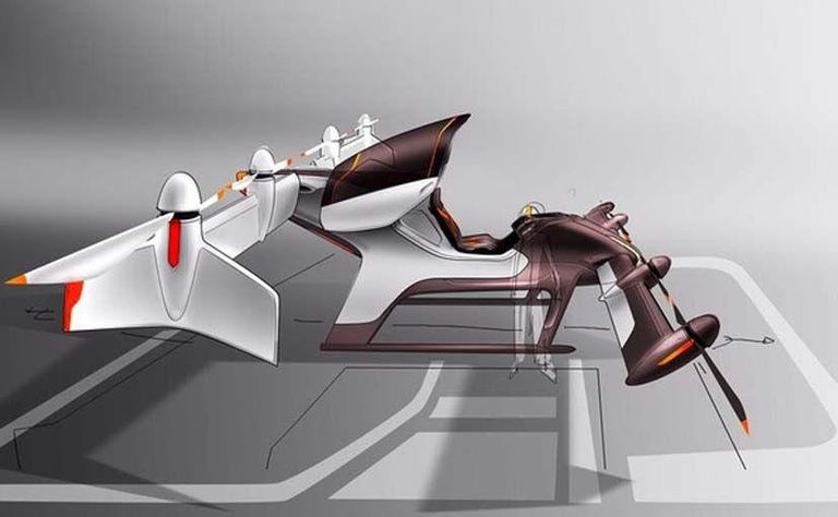 نموذج تصميمي للسيارة الطائرة فاهانا نجحت في تجربة أولية