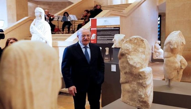 وزير الثقافة اللبناني غطاس خوري في متحف بيروت الوطني
