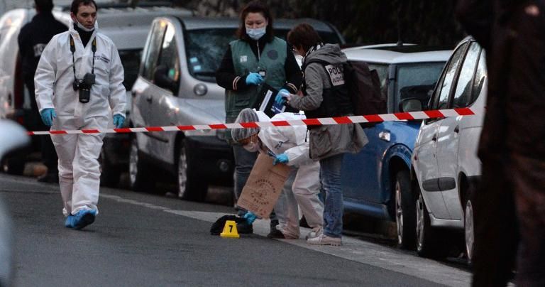 من مسرح إحدى الجرائم موقع إحدى الجرائم التي اُرتكبت في فرنسا