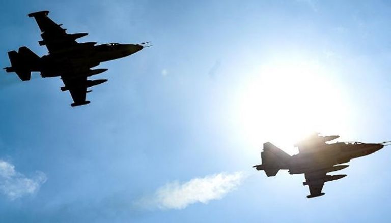طائرات سوخوي 25 الروسية تحلق في سماء سوريا - أرشيفية