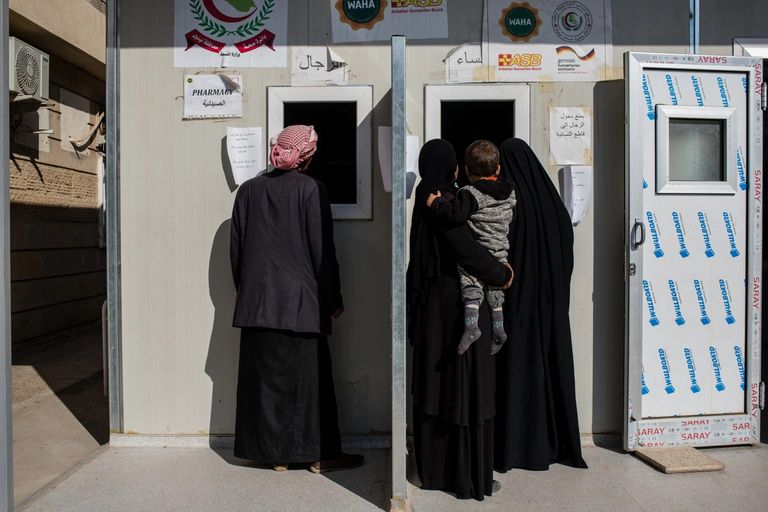 مئات الأطفال العراقيين يعانون أمراضا مزمنة مبان دمرت جراء الاشتباكات في الموصل