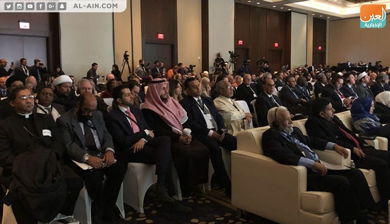 جانب من افتتاح اليوم الثاني لمؤتمر واشنطن لتحالف الأديان