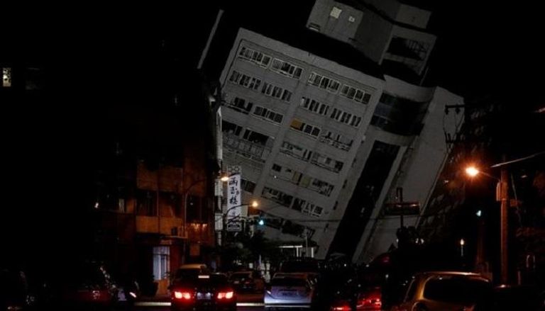 الزلزال سبب دمارا هائلا في تايوان