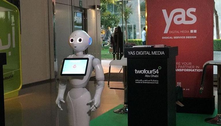  الروبوت بيبر في ملتقى الابتكار الإعلامي