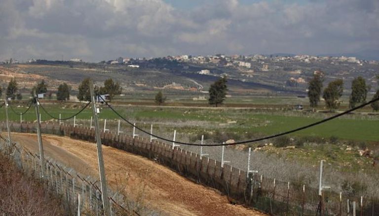 جانب من الحدود اللبنانية الإسرائيلية