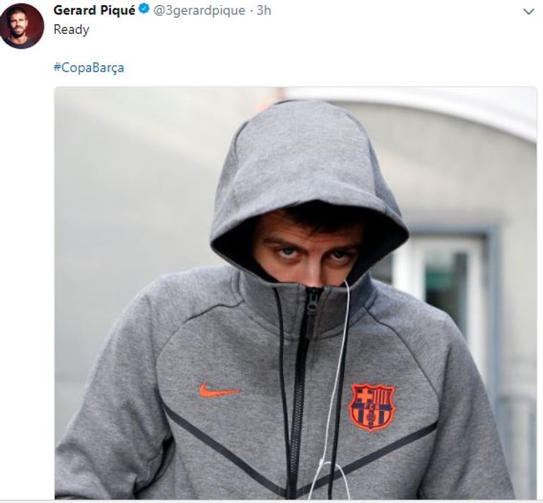 بيكيه جاهز لمباراة فالنسيا