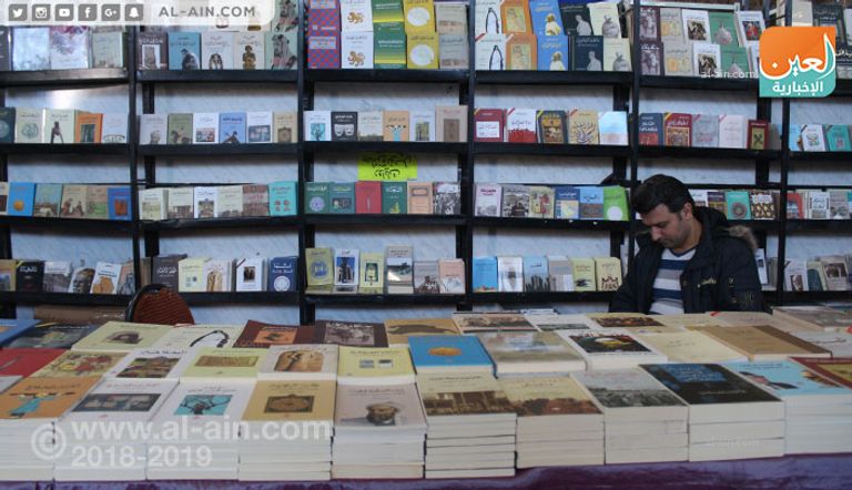 من أحد أجنحة معرض القاهرة للكتاب هذا العام